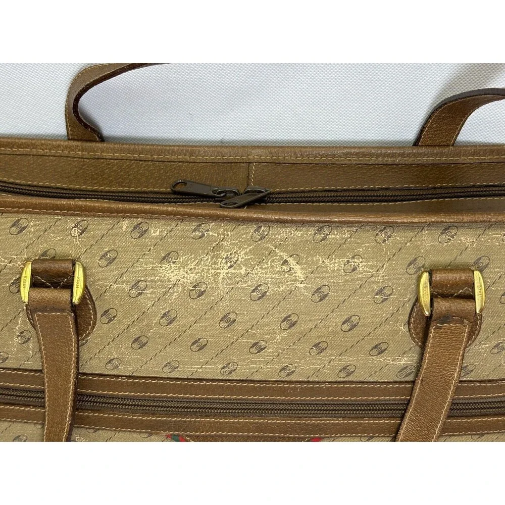 Very Rare Gucci Accessories Collection Portfolio Handle Briefcase Monogram OBO